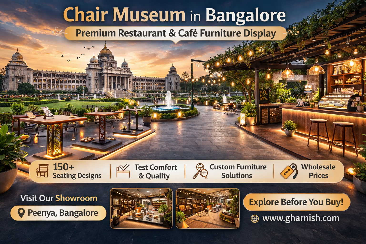 Step Into the Future of Dining: The Gharnish Chair Museum Experience