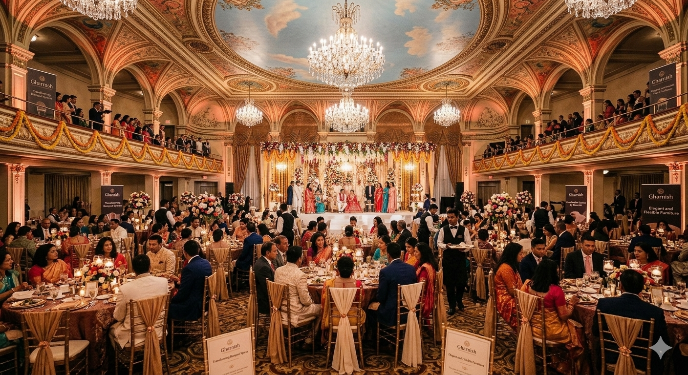 How to Set Up a Banquet Hall – Simple Tips to Make Your Space Look Elegant & Lively