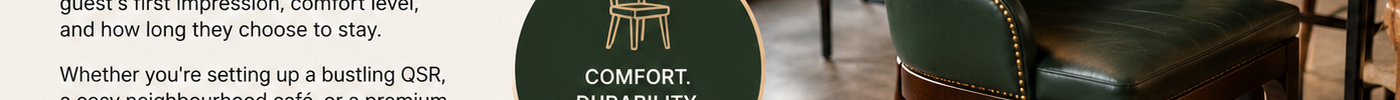 How to Choose the Right Restaurant Chairs for Your Café or Restaurant — A Complete Buying Guide