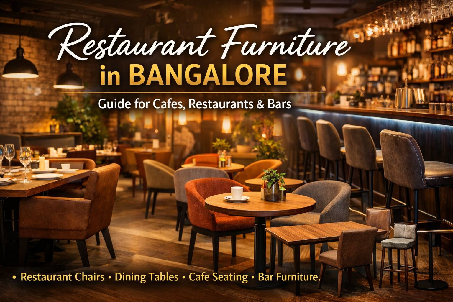 How to Choose the Right Furniture for Your Restaurant