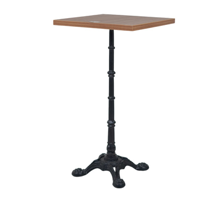 4 Leg Cast Iron Bar Table Base Wooden Top