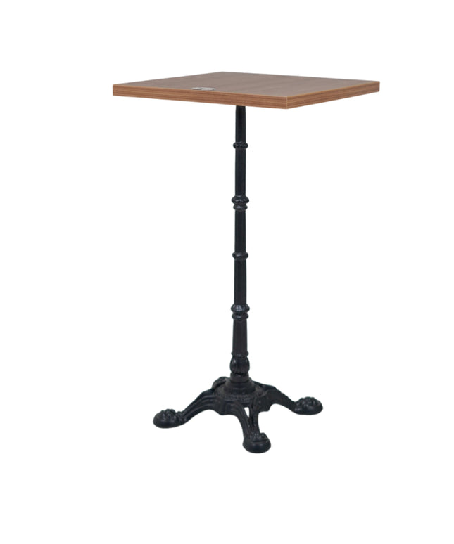 4 Leg Cast Iron Bar Table Base Wooden Top