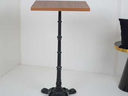 4 Leg Cast Iron Bar Table Base Wooden Top