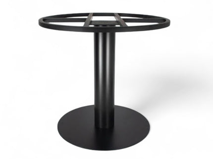 MS Black 4ft Dia Table Base for Restaurant