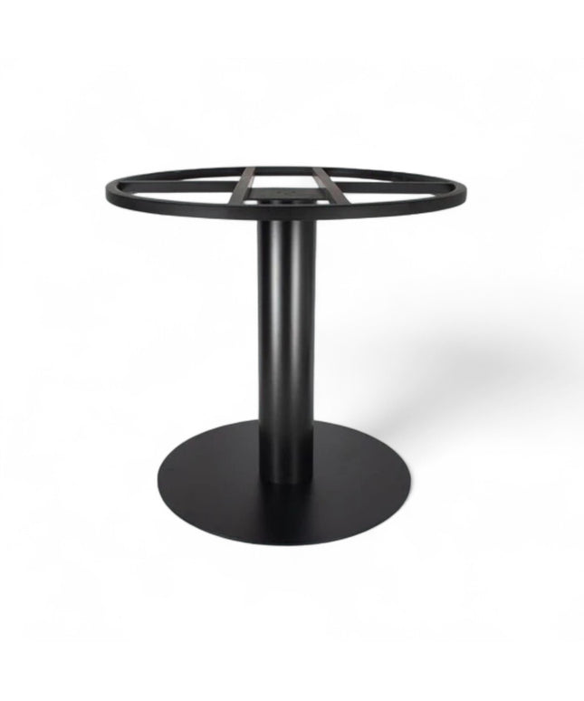 MS Black 4ft Dia Table Base for Restaurant