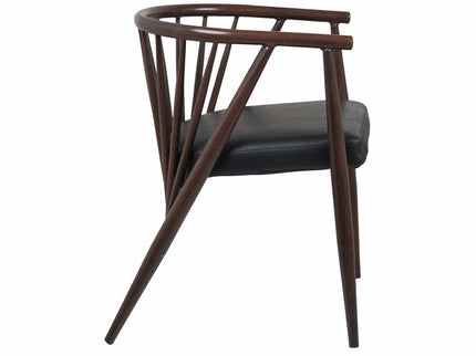 Ala Metal With Wooden Finish Chair