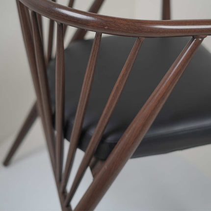 Ala Metal With Wooden Finish Chair