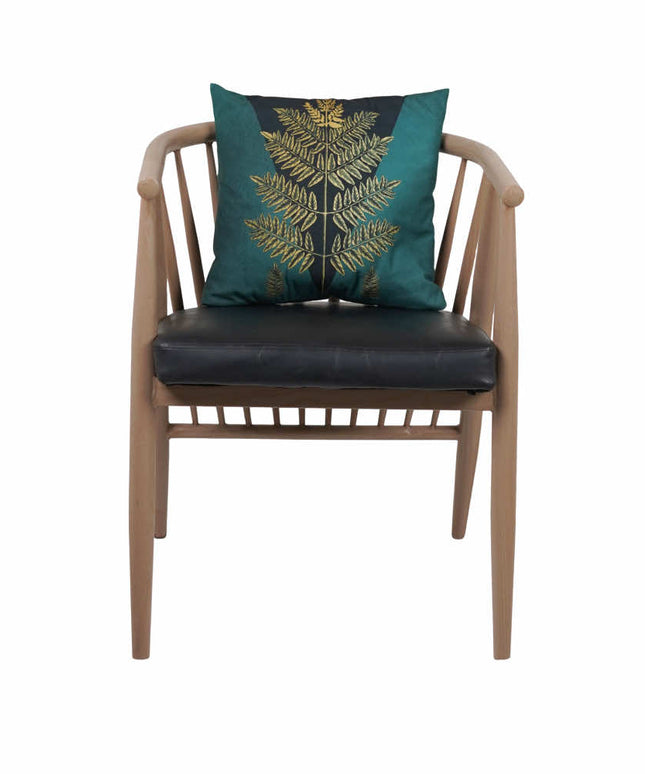 Ala Light Color Wooden Finish Metal Chair