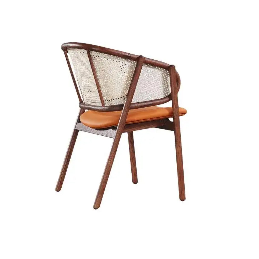 Asher metal cane restaurant chair