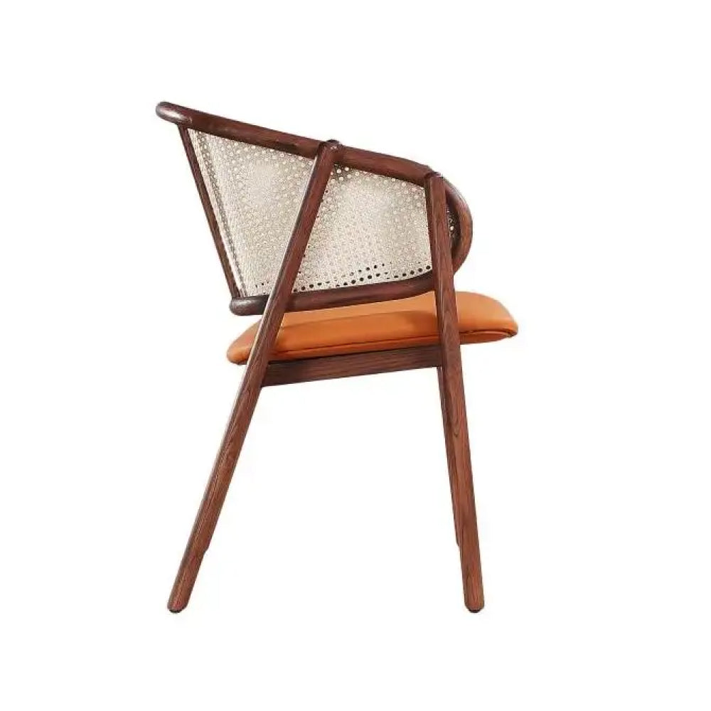 Asher metal cane restaurant chair