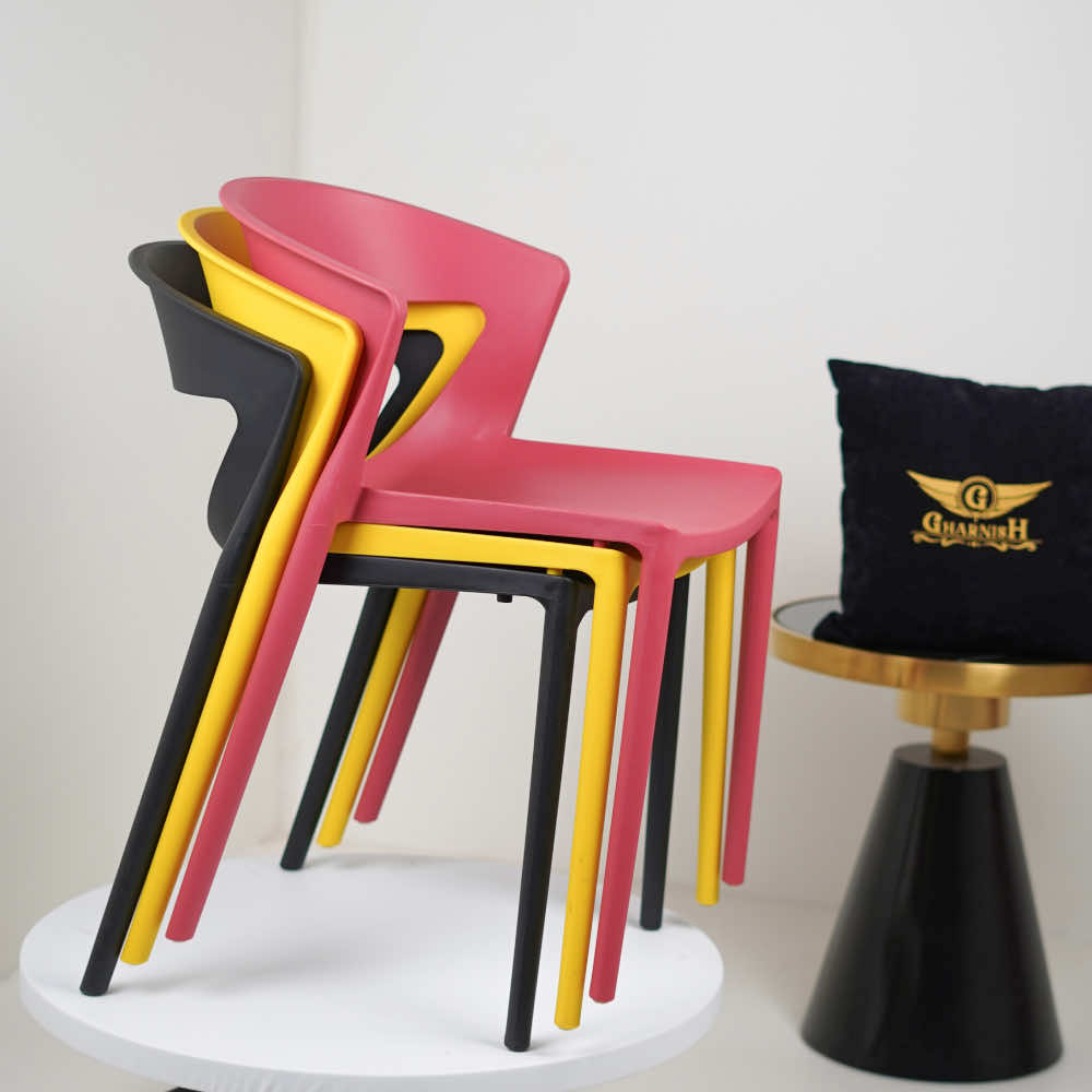 Aura Plastic Cafe Chairs Premium