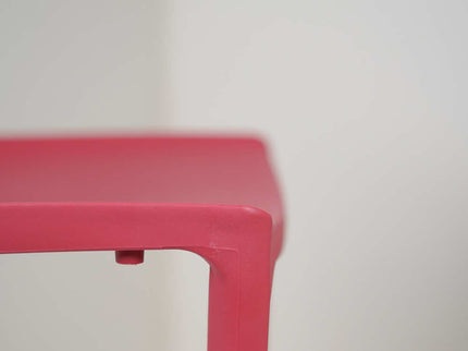 Aura Red Plastic Cafe Chairs Premium