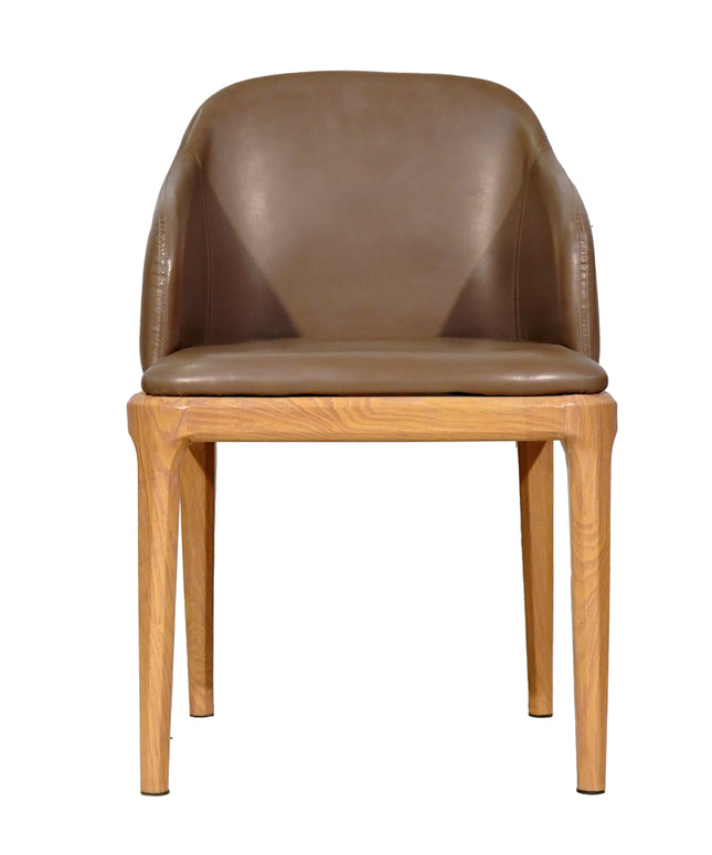 Ava Leather Dining Chair For Restaurant And Cafe
