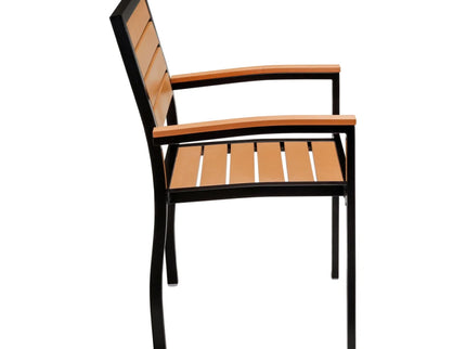 Baga MS Outdoor Chair With Pine Wood Blocks