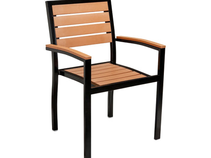 Baga MS Outdoor Chair With Pine Wood Blocks