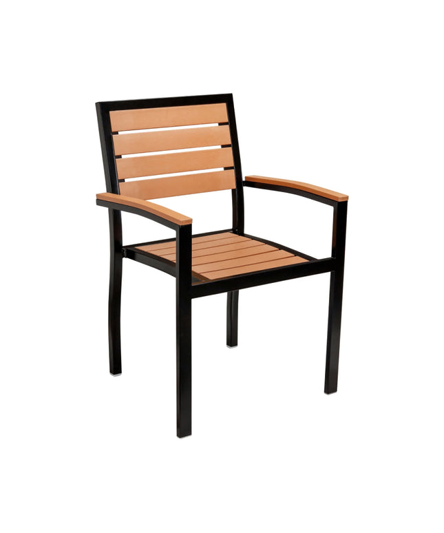Baga MS Outdoor Chair With Pine Wood Blocks