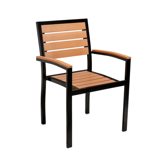 Baga MS Outdoor Chair With Pine Wood Blocks