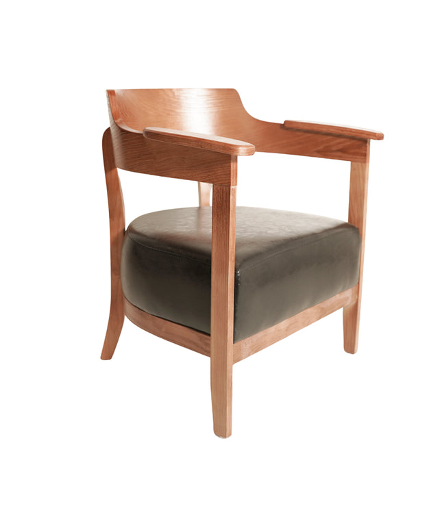 Barly Wooden Lounge Chair