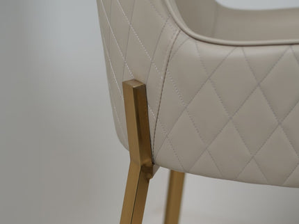 Bolero Dining Chairs for Jewelry Store PVD Legs