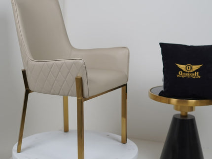 Bolero Dining Chairs for Jewelry Store PVD Legs