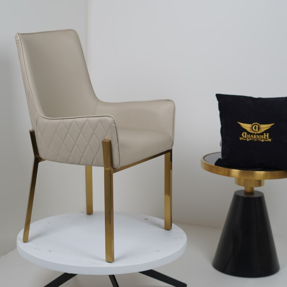 Bolero Dining Chairs for Jewelry Store PVD Legs