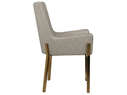 Bolero Dining Chairs for Jewelry Store PVD Legs