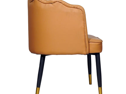 Bounce leather dining chair
