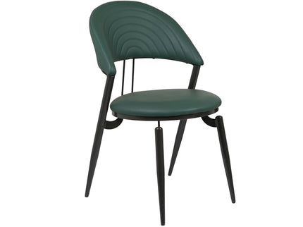 Coaster Green Leather Dining Chair for Restaurant or Cafe