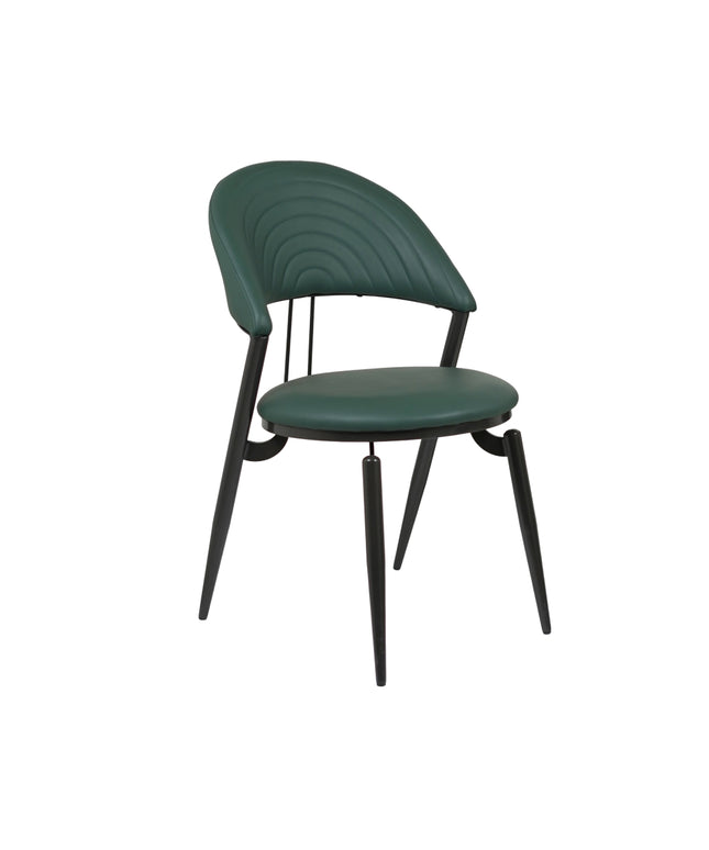 Coaster Green Leather Dining Chair for Restaurant or Cafe