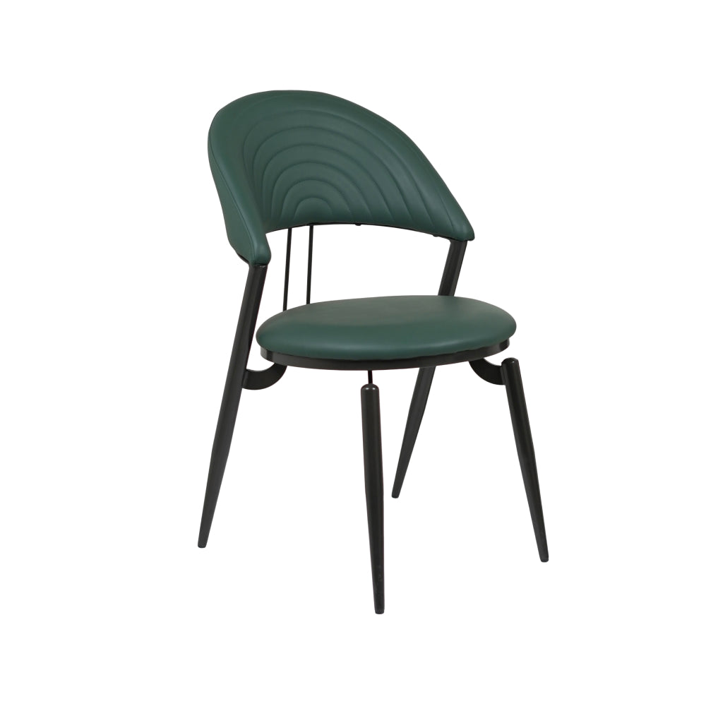 Coaster Green Leather Dining Chair for Restaurant or Cafe