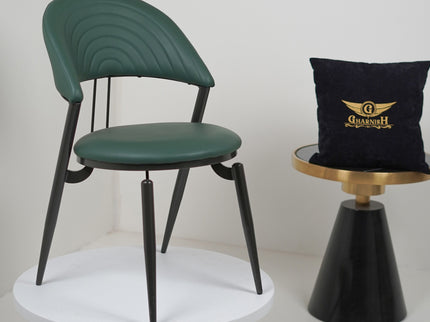 Coaster Green Leather Dining Chair for Restaurant or Cafe