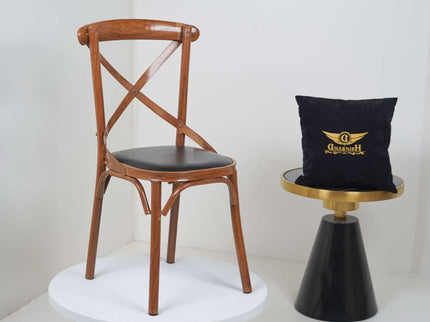 Cross Metal Cafe Chair