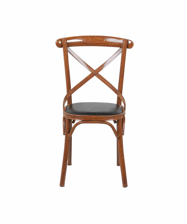 Cross Metal Cafe Chair