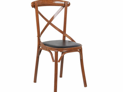 Cross Metal Cafe Chair