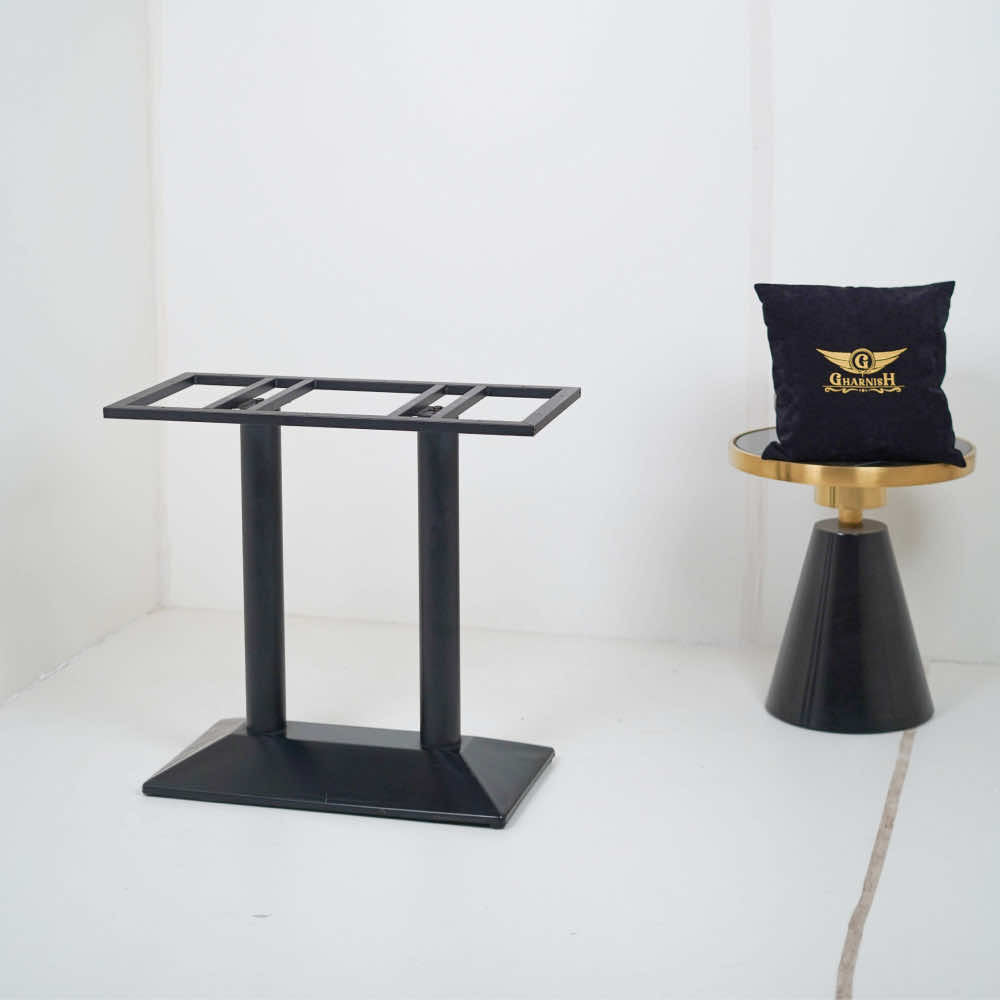 Diamond Box Double Pillar Table Base