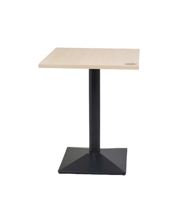 Diamond Single Pillar Table Base Beige Top