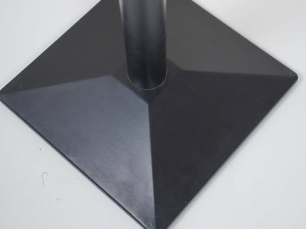 Diamond Single Pillar Table Base Walnut Top