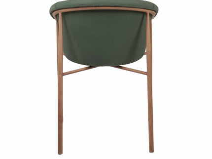 Fiza Green Metal Cafe Chair