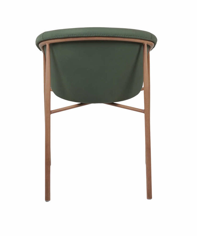 Fiza Green Metal Cafe Chair