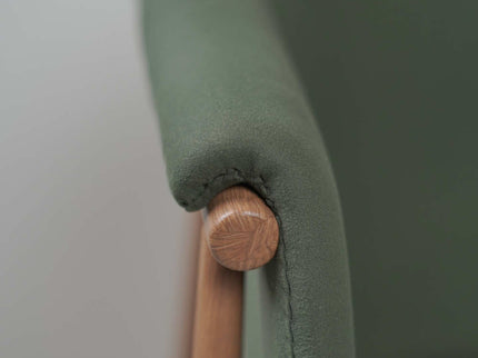 Fiza Green Metal Cafe Chair