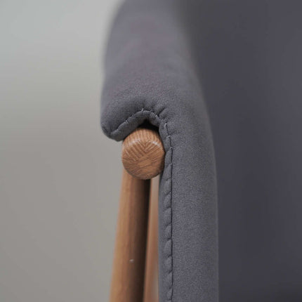 Fiza Grey Cushion Chair