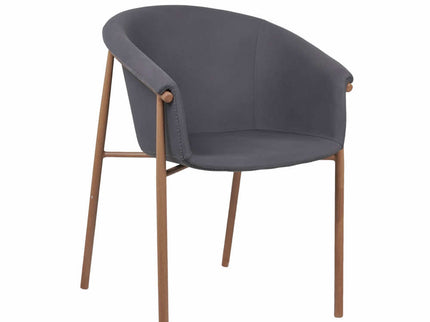 Fiza Grey Cushion Chair