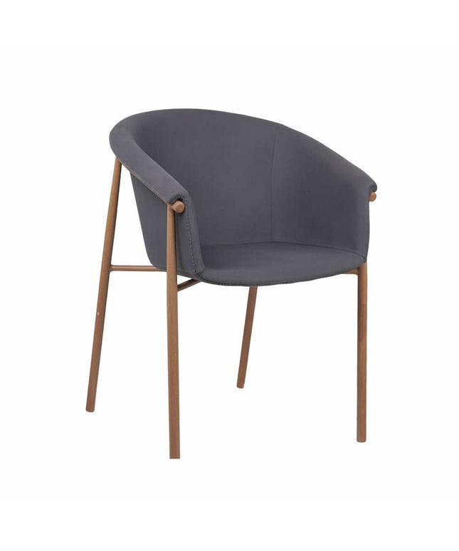 Fiza Grey Cushion Chair