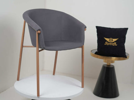 Fiza Grey Cushion Chair