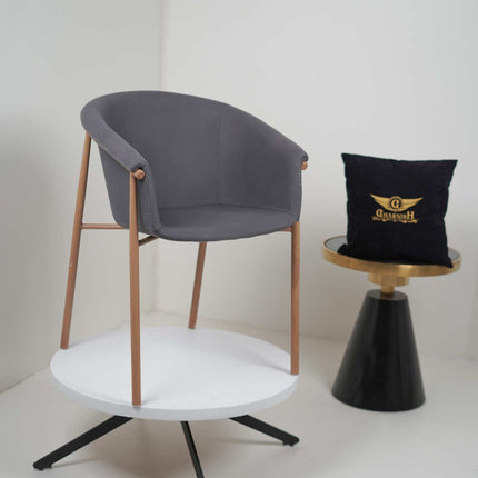 Fiza Grey Cushion Chair