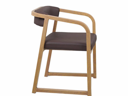 Fletch Maroon Metal Chair
