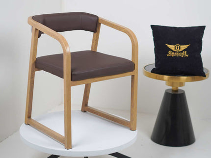 Fletch Maroon Metal Chair