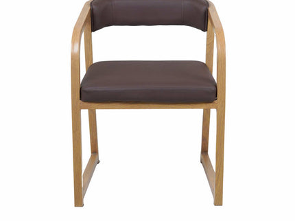 Fletch Maroon Metal Chair