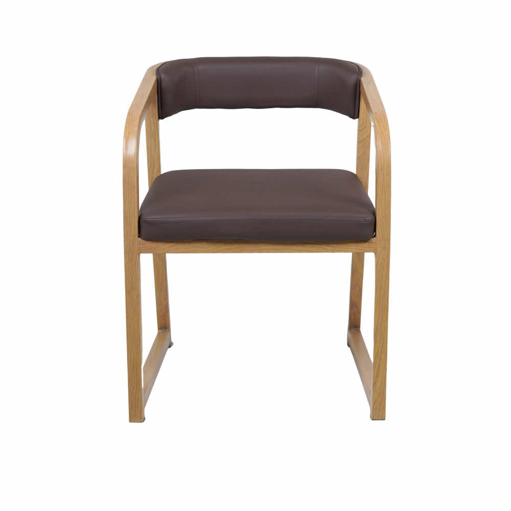 Fletch Maroon Metal Chair