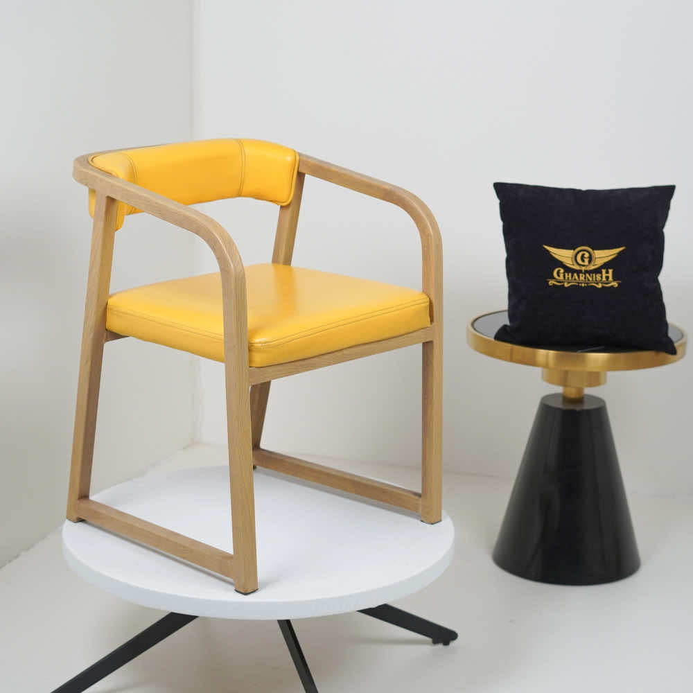 Fletch Metal Yellow Chair